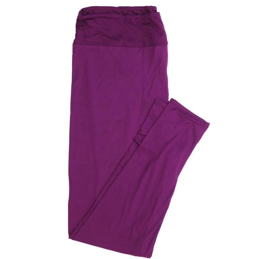LuLaRoe TCTWO TC2 Solid Pinkish Purple Buttery Soft Womens Leggings fits Adults sizes 18-26  TCTWO-SOLID-PINKISHPURPLE-015458-22