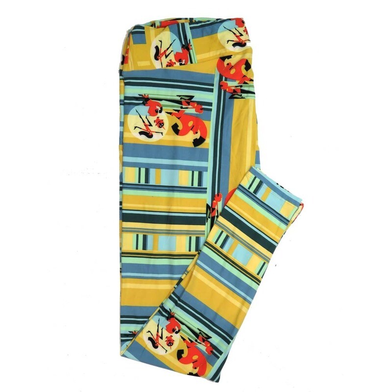 LuLaRoe TCTWO TC2 Disney Incredibles Leggings fits sizes 18+  TCTWO-9091-F
