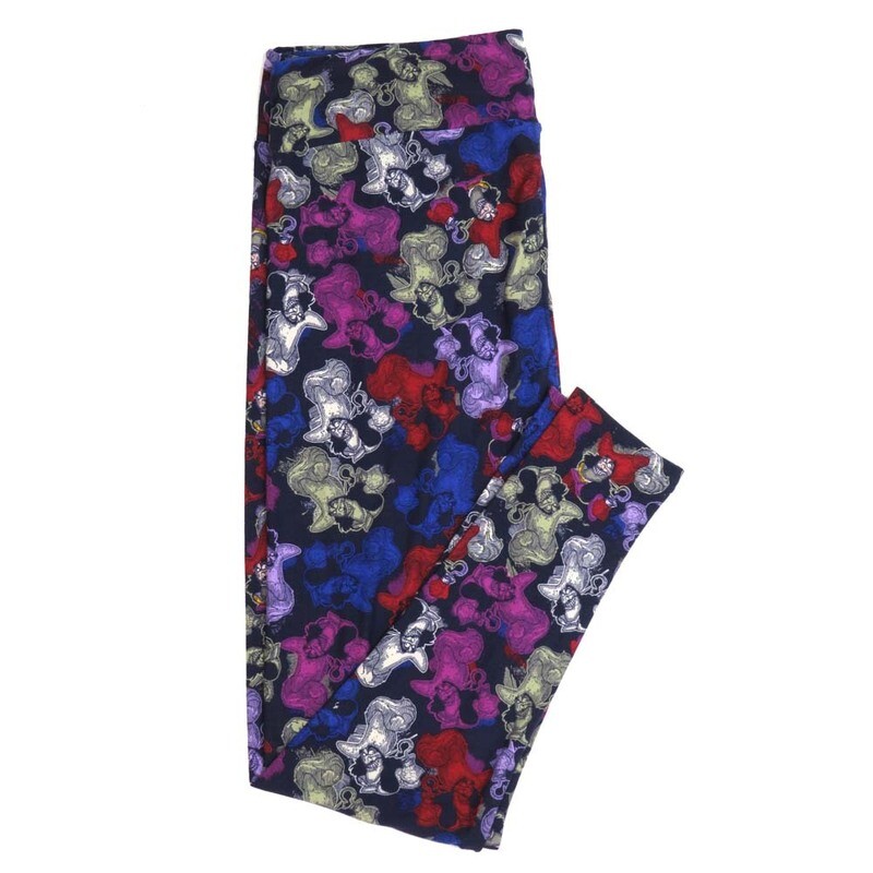LuLaRoe TCTWO TC2 Disney Peter Pans Captain Hook Leggings fits sizes 18+  TCTWO-9089-M