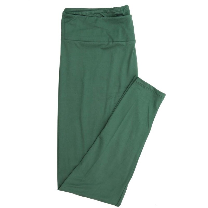LuLaRoe TCTWO TC2 Solid Grass Green Buttery Soft Womens Leggings fits Adults sizes 18-26  TCTWO-SOLID-GRASSGREEN-084757-20