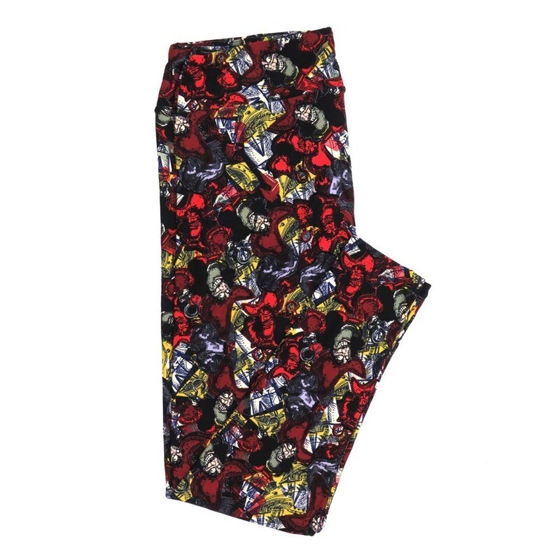 LuLaRoe TCTWO TC2 Disney Captain Hook Buttery Soft Womens Leggings fits Adults sizes 18-26  TCTWO-9040-D