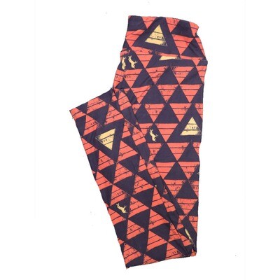 LuLaRoe One Size OS Unicorns and Triangles Leggings (OS fits Adults 2-10) OS-4091-E