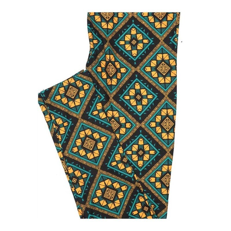 LuLaRoe One Size OS Oriental Rug Geometric Leggings fits Women 2-10 LuLaRoe One Size OS Oriental Rug Geometric Leggings fits Women 2-10