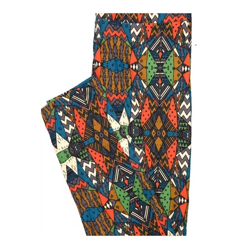 LuLaRoe One Size OS Trippy Native Leggings fits Women 2-10 LuLaRoe One Size OS Trippy Native Leggings fits Women 2-10