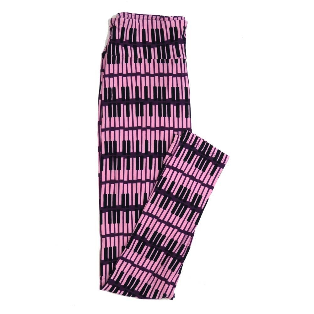 LuLaRoe One Size OS Piano Keys Buttery Soft Womens Leggings fit Adult sizes 2-10  OS-4360-AC