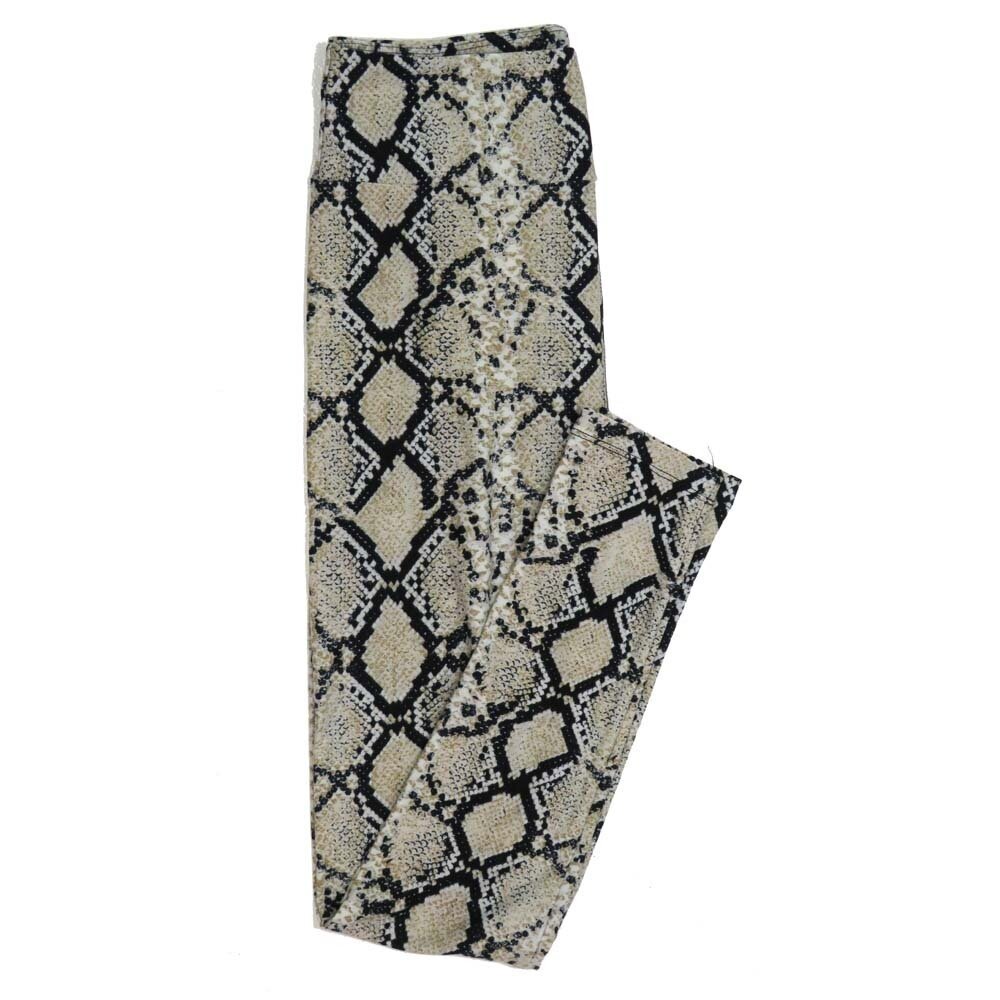 LuLaRoe One Size OS Rattle Snake Skin Buttery Soft Womens Leggings fit Adult sizes 2-10  OS-4361-AF-2