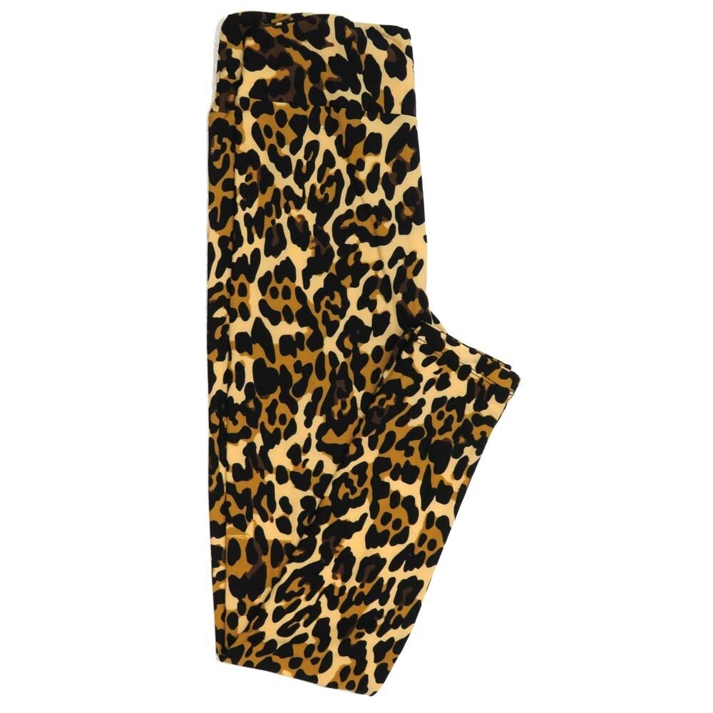 LuLaRoe One Size OS Cheetah Leopard Animal Print Buttery Soft Womens Leggings fit Adult sizes 2-10  OS-4361-AR-2