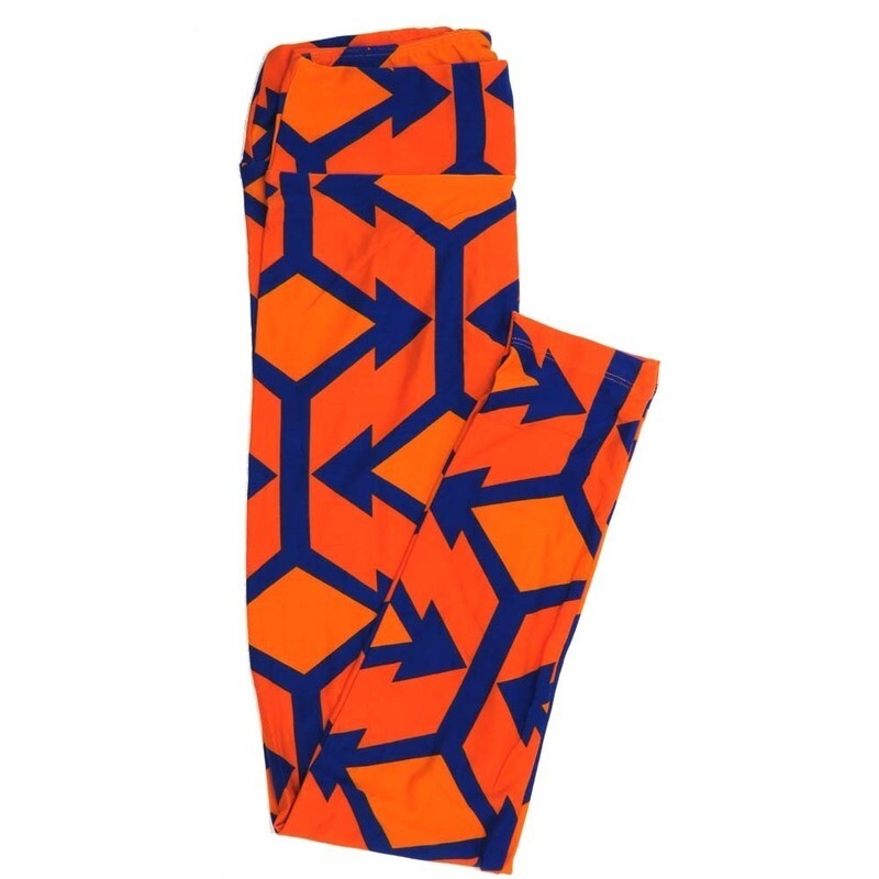 LuLaRoe One Size OS Directional Arrows Buttery Soft Womens Leggings fit Adult sizes 2-10  OS-4358-AX