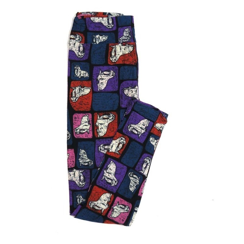 LuLaRoe One Size OS Walrus Buttery Soft Womens Leggings fit Adult sizes 2-10  OS-4360-AW
