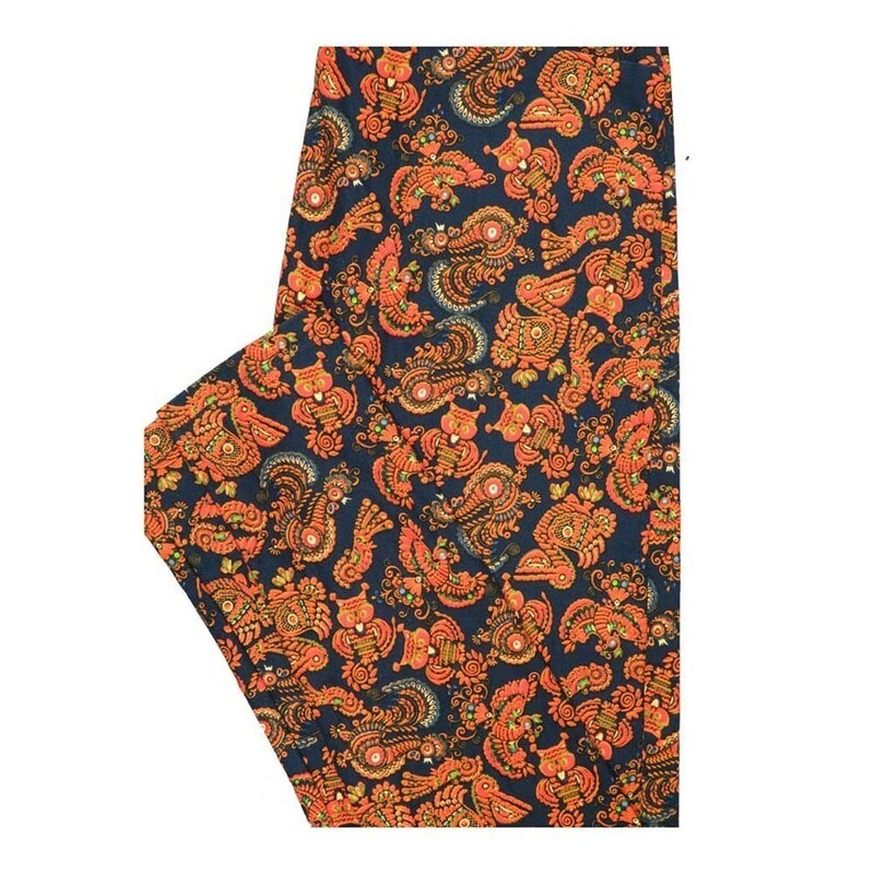 LuLaRoe One Size OS South American Incan Animals Leggings fits Women 2-10
