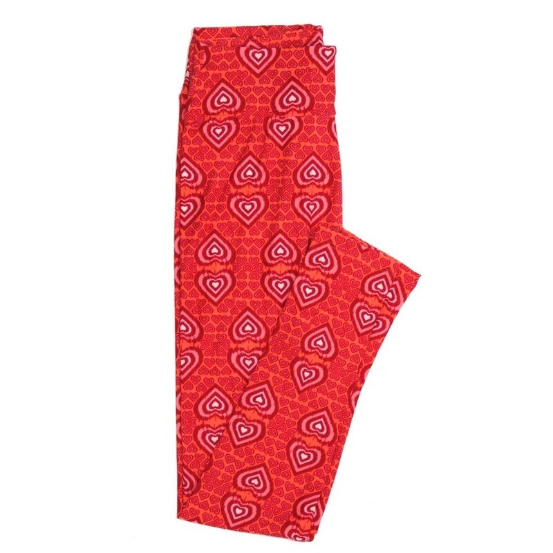 LuLaRoe One Size OS Big and Little Multi Hearts Valentines Love Hearts Buttery Soft Womens Leggings fit Adult sizes 2-10 OS-4353-AY LuLaRoe One Size OS Big and Little Multi Hearts Valentines Love Hearts Buttery Soft Womens Leggings fit Adult sizes 2-10 OS-4353-AY