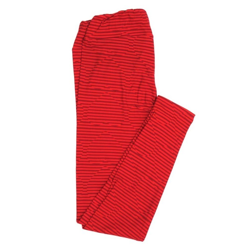 LuLaRoe One Size OS Inlaid Pattern Hearts Stripes Red Valentines Love Hearts Buttery Soft Womens Leggings fit Adult sizes 2-10 OS-4353-AO LuLaRoe One Size OS Inlaid Pattern Hearts Stripes Red Valentines Love Hearts Buttery Soft Womens Leggings fit Adult sizes 2-10 OS-4353-AO