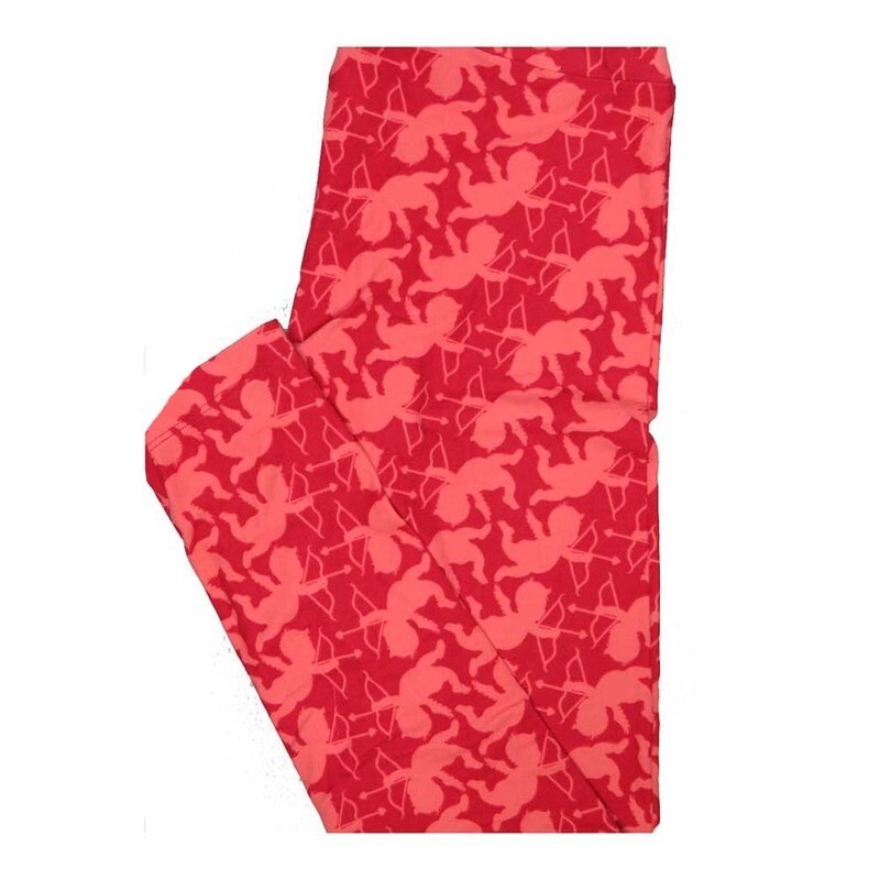 LuLaRoe One Size OS Valentines Cupid Shooting Arrows Leggings fits Women 2-10