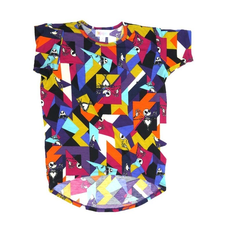 LuLaRoe Kids Gracie Size 06 (fits Unisex Kids 6-8) Disney Jack Skellington from Nightmare Before Christmas Geometric Black White Blue Pink Gray Green Unisex Short Sleeve Top GRACIE-06-C LuLaRoe Kids Gracie Size 06 (fits Unisex Kids 6-8) Disney Jack Skellington from Nightmare Before Christmas Geometric Black White Blue Pink Gray Green Unisex Short Sleeve Top GRACIE-06-C