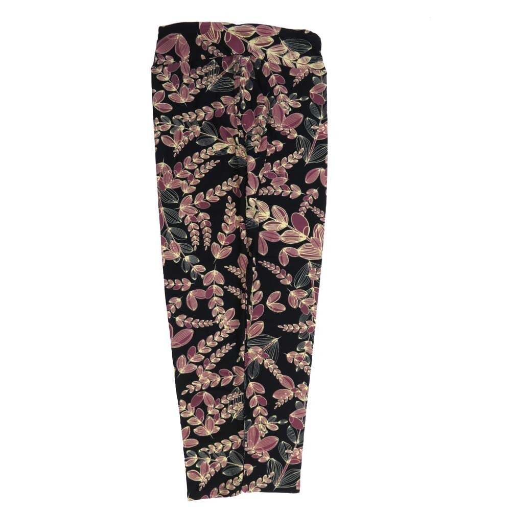 LuLaRoe One Size OS Floral OS-4421-C  Buttery Soft Womens Leggings fits Adults 2-10