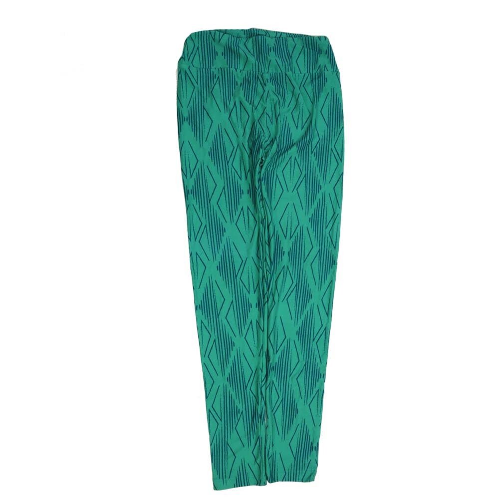 LuLaRoe One Size OS Stripes and Chevrons Gray Blue OS-4426-V2  Buttery Soft Womens Leggings fits Adults 2-10