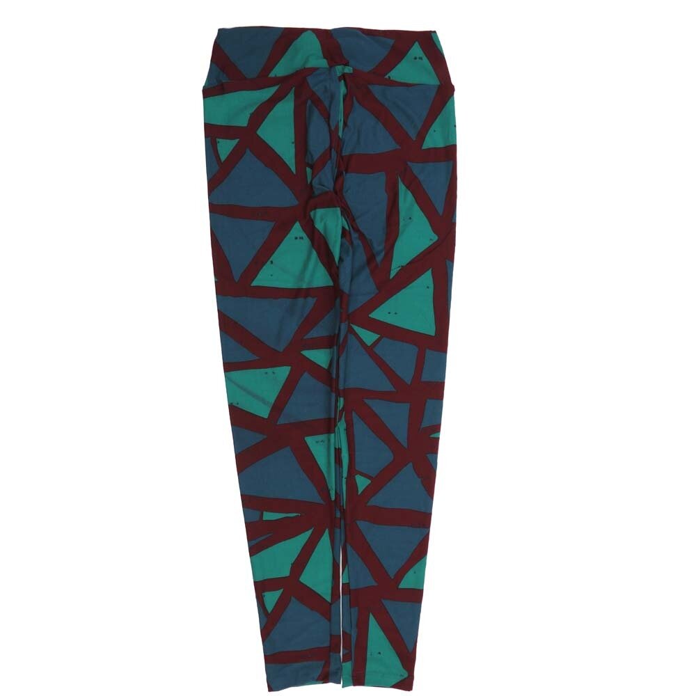 LuLaRoe One Size OS Geometric OS-4428-E2  Buttery Soft Womens Leggings fits Adults 2-10