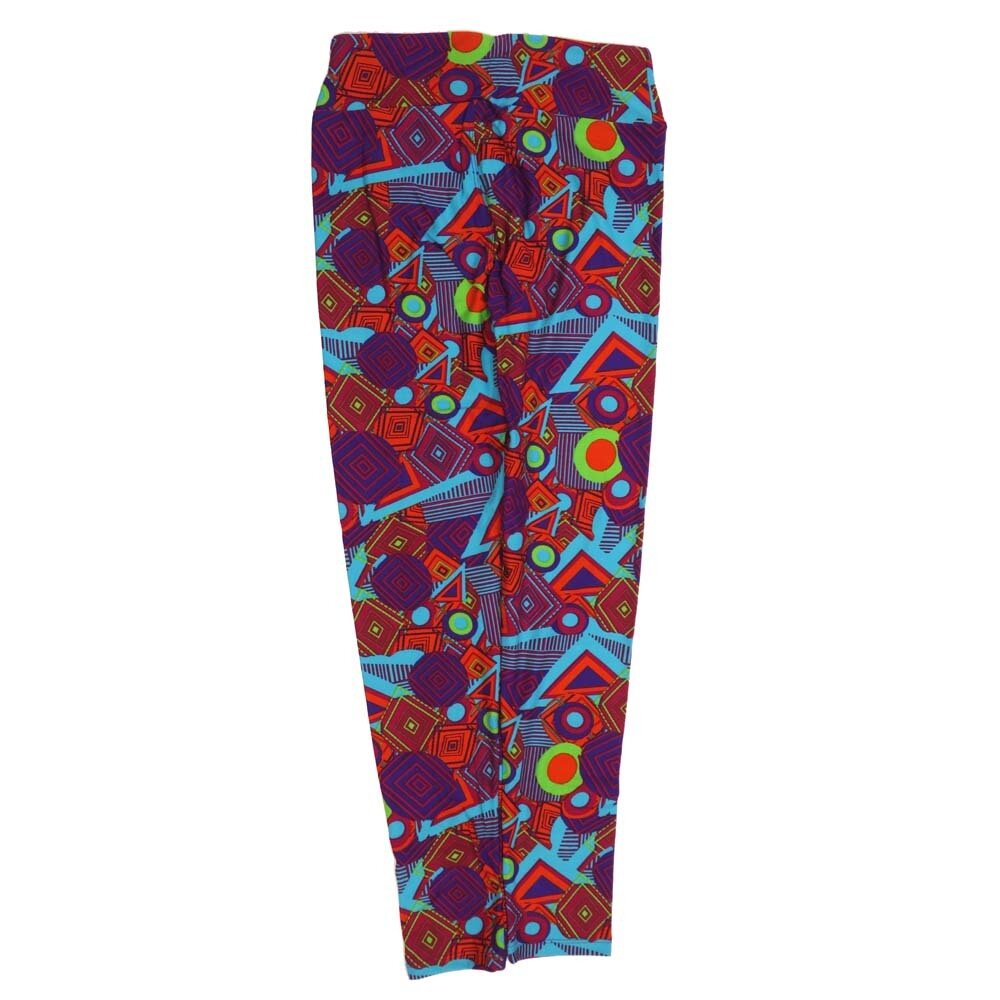 LuLaRoe One Size OS Geometric OS-4429-G  Buttery Soft Womens Leggings fits Adults 2-10