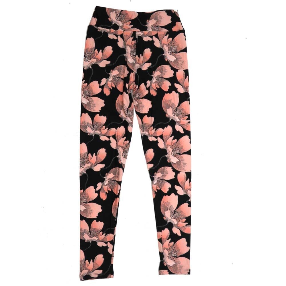 LuLaRoe Tween Floral Leggings fits Adult sizes 00-0 TWEEN-3387-D6