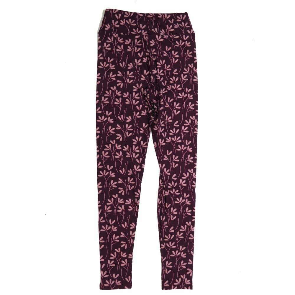 LuLaRoe Tween Floral Leggings fits Adult sizes 00-0 TWEEN-3391-Y2