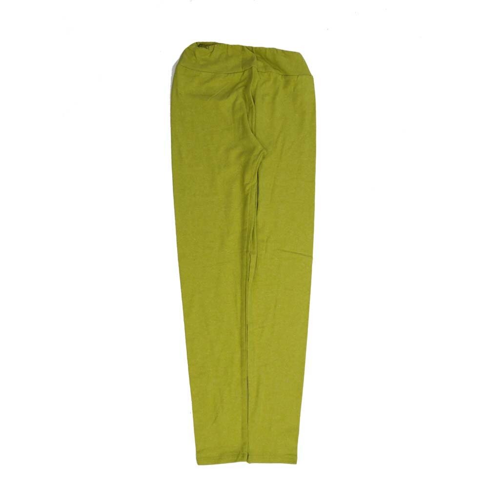LuLaRoe Tween Solid Bright Green Leggings fits Adult sizes 00-0 TWEEN-3400-I
