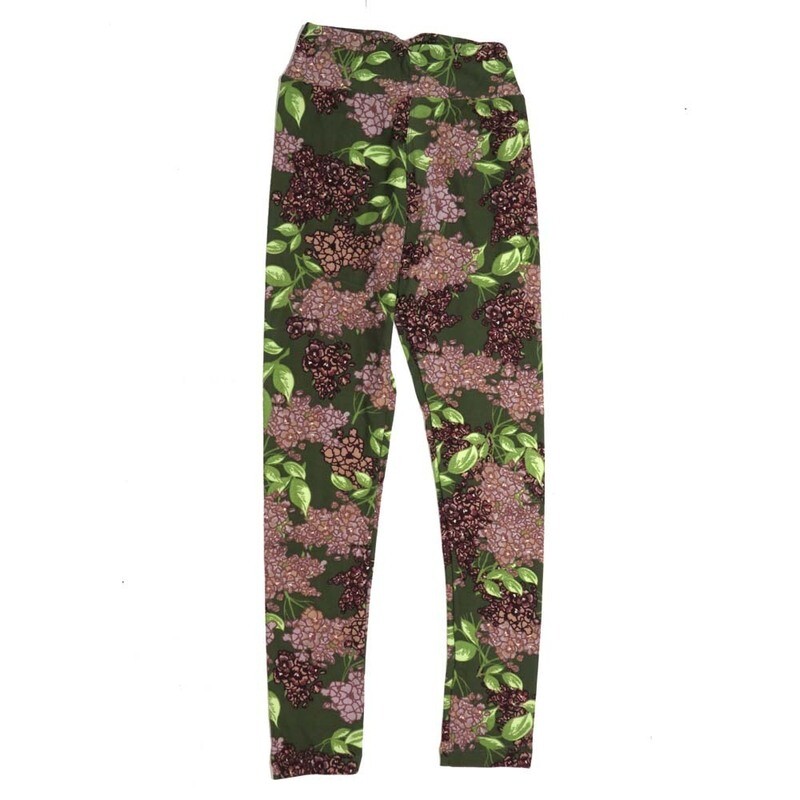 LuLaRoe Tween Floral Leggings fits Adult sizes 00-0 TWEEN-3392-L