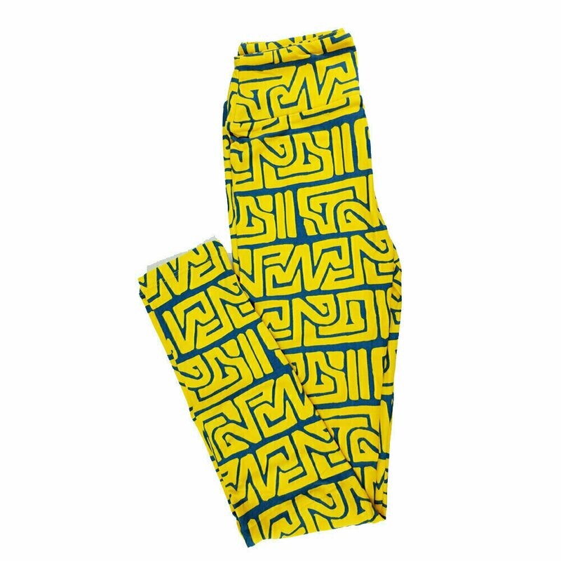 LuLaRoe Tween Geometric fits Adult Leggings Adult Sizes 00-0