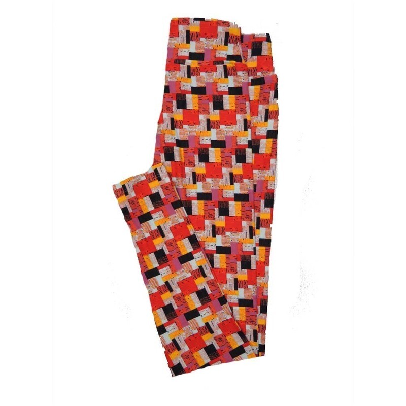 LuLaRoe Tween Geometric Leggings fits Adult Adult Sizes 00-0