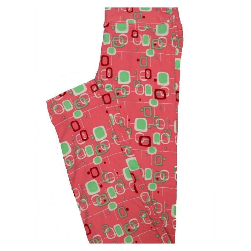 LuLaRoe Tween Geometric Leggings fits Adult Adult Sizes 00-0