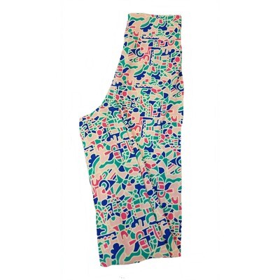 LuLaRoe Tall & Curvy Multicolor Floral Leggings Size undefined