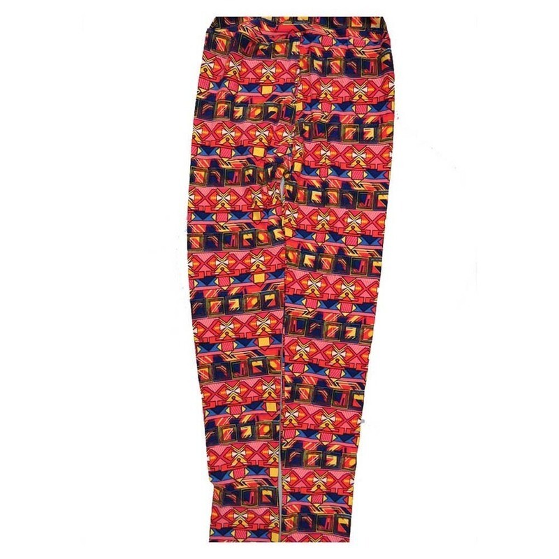 LuLaRoe Tween Geometric Leggings fits Adult Adult Sizes 00-0