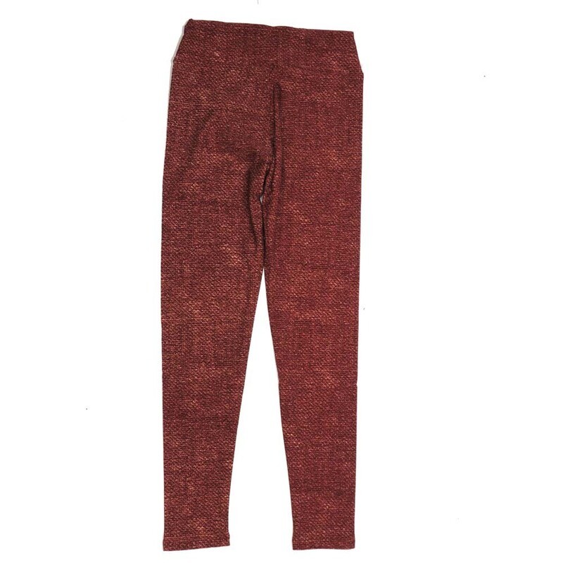 LuLaRoe Tween Geometric Micro Heathered Leggings fits Adult sizes 00-0 TWEEN-3390-E2
