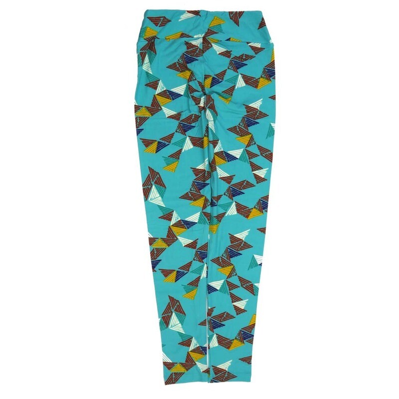 LuLaRoe One Size OS Geometric OS-4428-G2  Buttery Soft Womens Leggings fits Adults 2-10