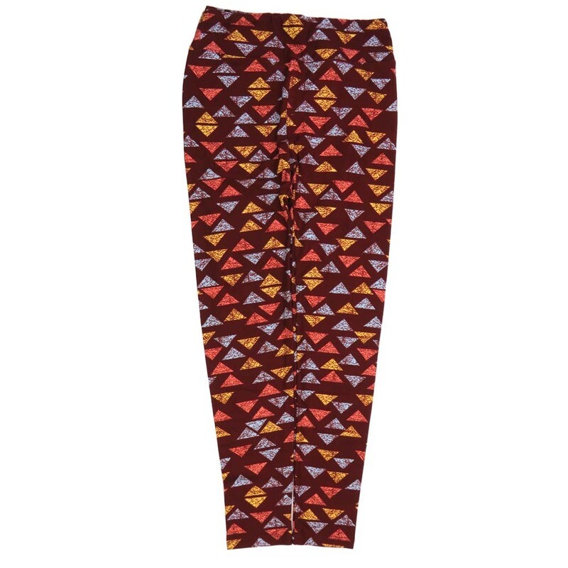 LuLaRoe One Size OS Geometric OS-4429-A  Buttery Soft Womens Leggings fits Adults 2-10