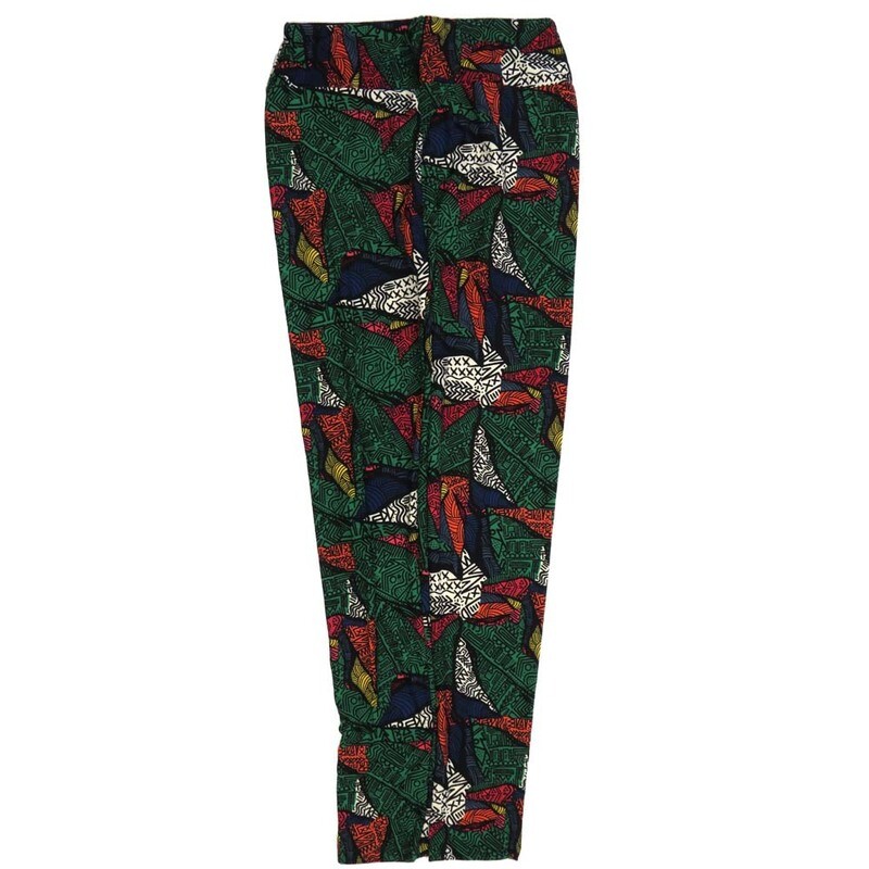 LuLaRoe One Size OS Geometric OS-4429-D  Buttery Soft Womens Leggings fits Adults 2-10