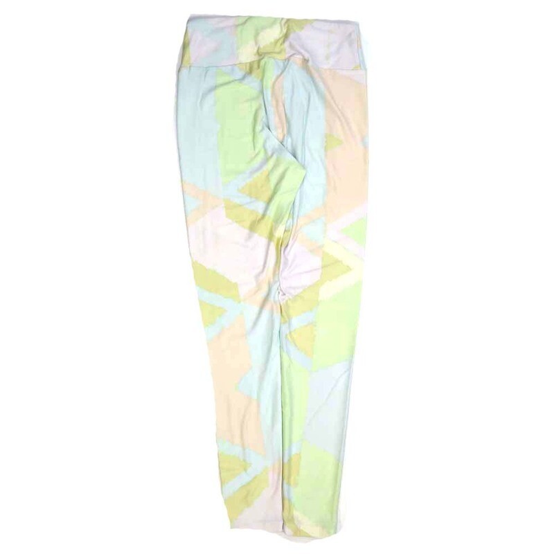 LuLaRoe One Size OS Geometric OS-4429-E  Buttery Soft Womens Leggings fits Adults 2-10