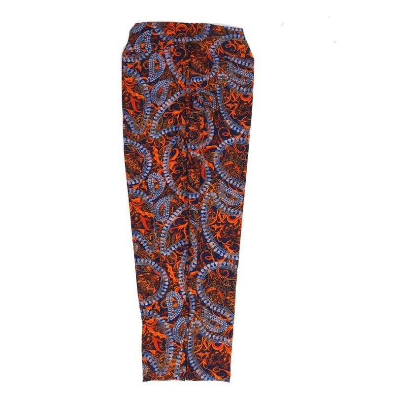 LuLaRoe One Size OS Paisley Green Red White Blue Pink OS-4423-B  Buttery Soft Womens Leggings fits Adults 2-10