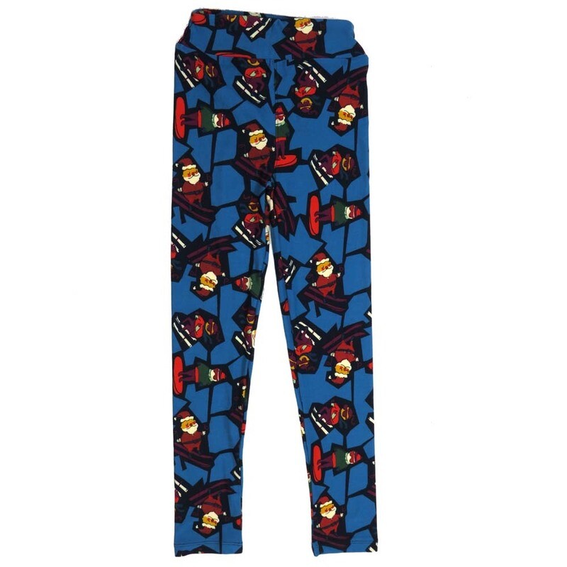LuLaRoe Kids Large/XL LXL Christmas Holidays Santa Claus s Blue Red Black White GraySkiing Skiers Snowboarder Blue Red Black White Green Leggings fits sizes 7-12 LXL-2290-K2 LuLaRoe Kids Large/XL LXL Christmas Holidays Santa Claus s Blue Red Black White GraySkiing Skiers Snowboarder Blue Red Black White Green Leggings fits sizes 7-12 LXL-2290-K2