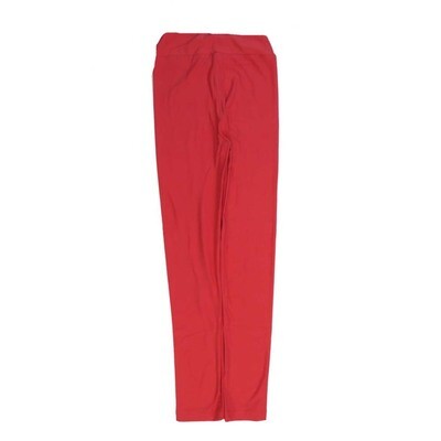 LuLaRoe Tween Solid Ruby Leggings fits Adult sizes 00-0 TWEEN-3400-L