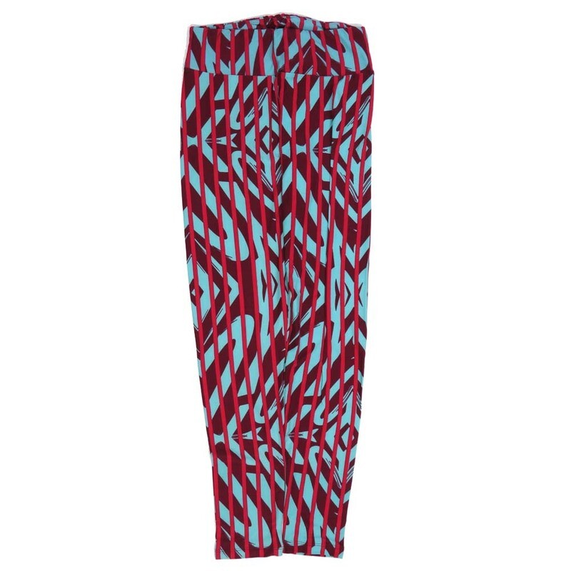 LuLaRoe One Size OS Stripes Trippy 70s OS-4427-S  Buttery Soft Womens Leggings fits Adults 2-10