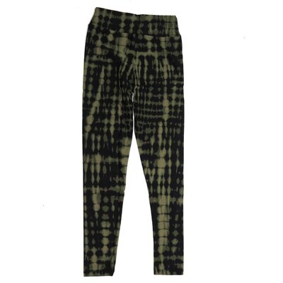 LuLaRoe Tween Tye Dye Blotter Stripe Leggings fits Adult sizes 00-0 TWEEN-3389-E3