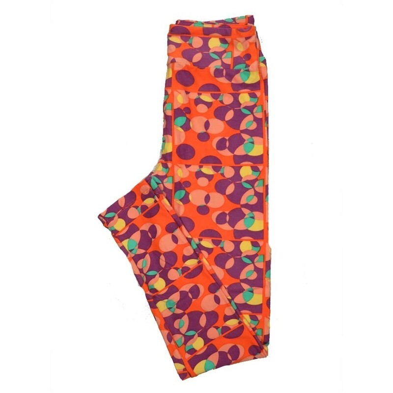 LuLaRoe Tween Polka Dot Bubbles Leggings fits Adult Adult Sizes 00-0