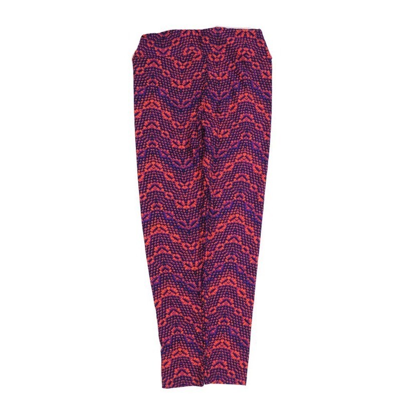 LuLaRoe One Size OS Stripes Zig Zags and Chevrons OS-4427-B  Buttery Soft Womens Leggings fits Adults 2-10