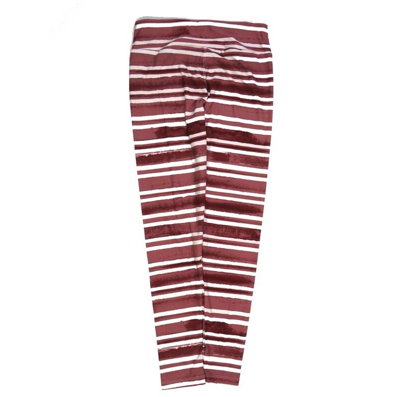 LuLaRoe One Size OS Stripes Watercolor Gray White OS-4426-X2  Buttery Soft Womens Leggings fits Adults 2-10