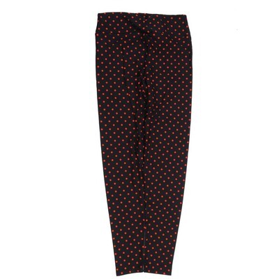 LuLaRoe One Size OS Polka Dot Red on Black OS-4421-ZL  Buttery Soft Womens Leggings fits Adults 2-10