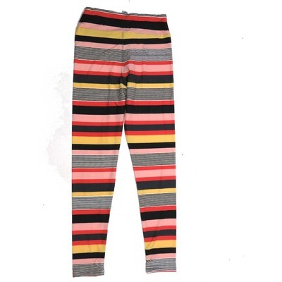 LuLaRoe Tween Stripe Horizontal Multicolor Leggings fits Adult sizes 00-0 TWEEN-3390-P2
