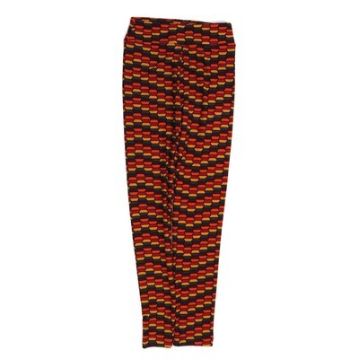 LuLaRoe Tween Stripe Geometric Leggings fits Adult sizes 00-0 TWEEN-3401-C
