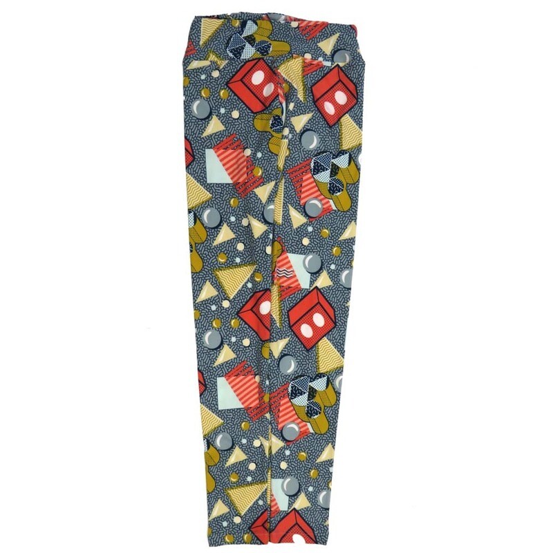 LuLaRoe Tween Disney Mickey Mouse Bubbles Polka Dots Leggings fits Adult sizes 00-0 TWEEN-3401-J