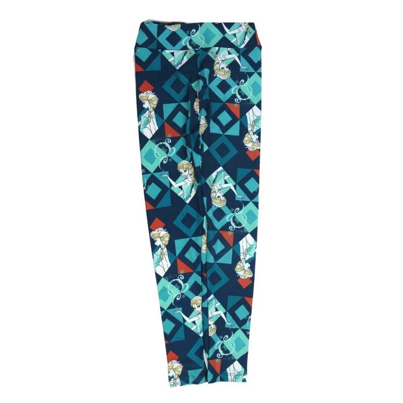 LuLaRoe Tween Disney Elsa from Frozen Leggings fits Adult sizes 00-0 TWEEN-3400-Z