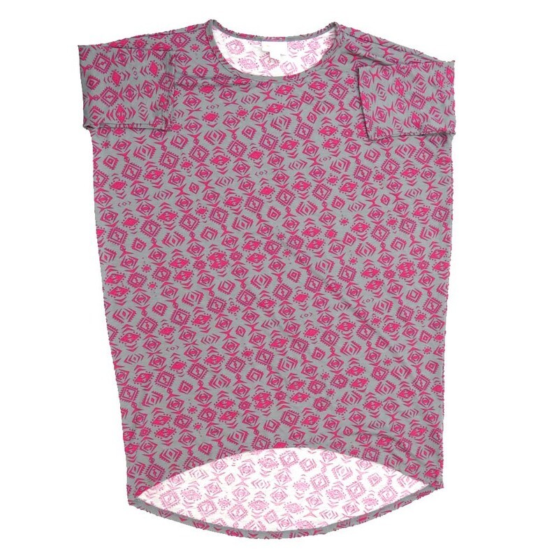 LuLaRoe Irma Hi-Lo Tunic a (XXS) XX-Small Geometric Gods Eye Purple XXS-229 fits women sizes 00-0